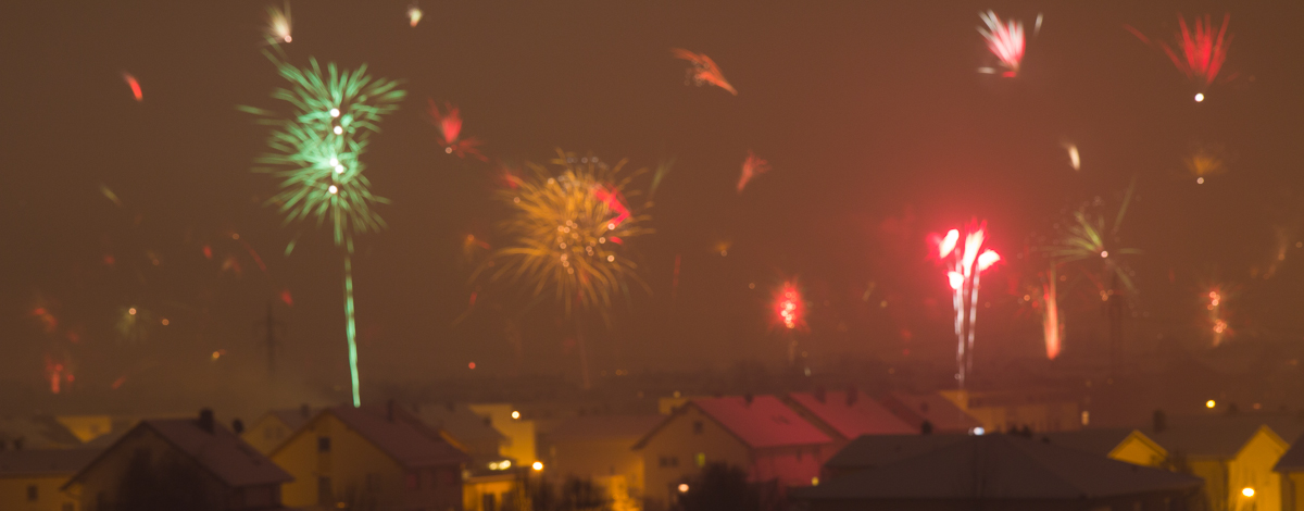 Feuerwerk zum Jahreswechsel Feuerwerk zum Jahreswechsel