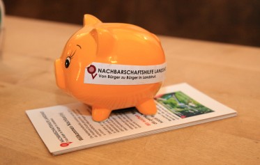 Sparschwein und Flyer Sparschwein_Flyer
